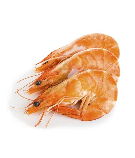 CREVETTE CUITE CALIBRE 20/30 SOUS ATMOSPHèRE ELEVAGE EQUATEUR COLIS 2 KG PACK DE 2