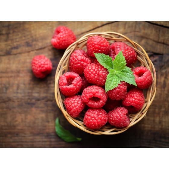 FRAMBOISE CATéGORIE 1. ORIGINE PORTUGAL BARQUETTE DE 0,125 KG VENDU PAR PACK DE 12 PIèCES PACK DE ...