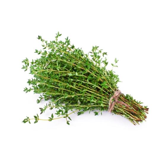 THYM FRAIS ORIGINE : UE BARQUETTE DE 0,03 KG VENDU PAR PACK DE 30 PIèCES PACK DE 30