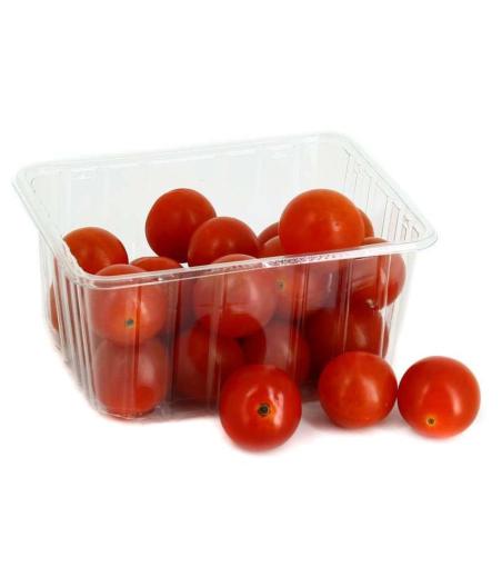 TOMATE CERISE RONDE ORIGINE : UE BARQUETTE DE 0,25 KG VENDU PAR PACK DE 8 PIèCES PACK DE 8