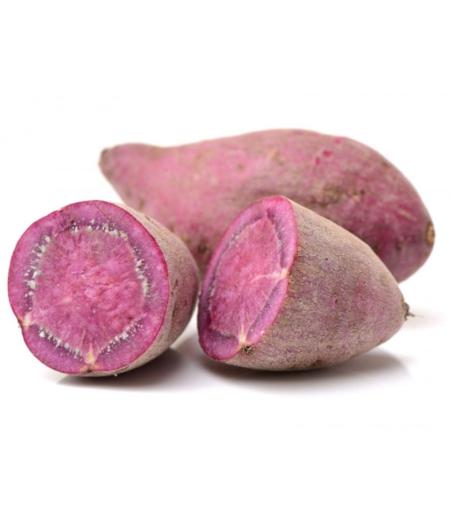 PATATE DOUCE (VIOLETTE à CHAIR VIOLETTE) ORIGINE : PORTUGAL PACK DE 6