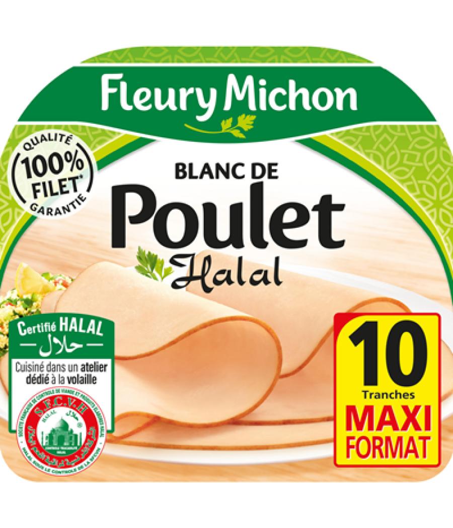 BLANC DE POULET HALAL 10 TRANCHES 300G BLANC DE POULET HALAL 10 TRANCHES 300G