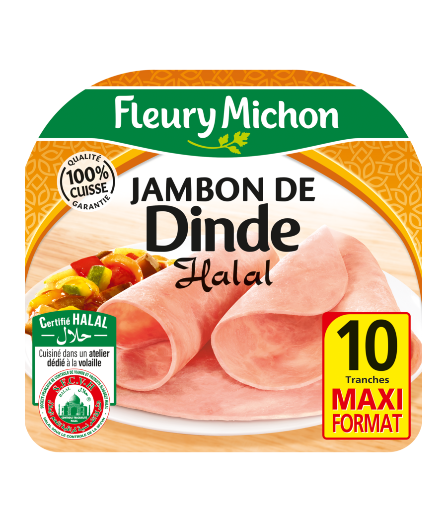 JAMBON DE DINDE - HALAL 300G JAMBON DE DINDE - HALAL 300G