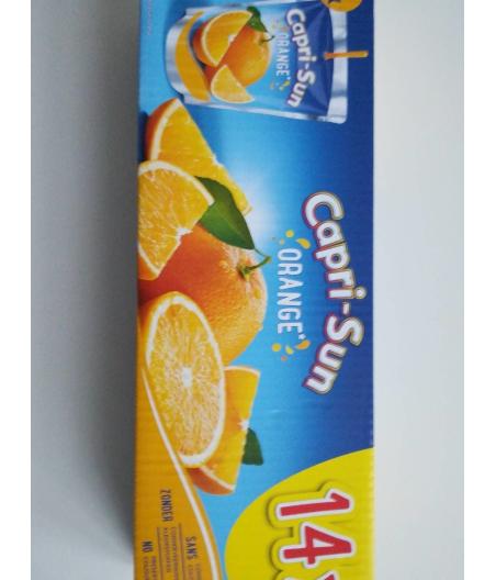 BOISSON AUX FRUITS PLATE ORANGE CAPRI SUN (2,8 L (14 * 200 ML E))
