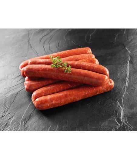 MERGUEZ DE BOEUF/MOUTON STANDARD SOUS ATMOSPHèRE éLABORé EN FRANCE