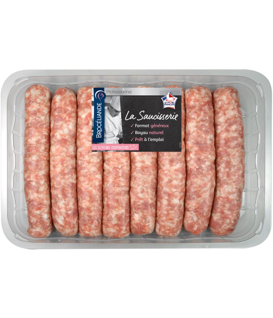 BROCELIANDE PROFESSIONNEL SAUCISSE DE TOULOUSE VPF 130 G X 8 SOUS ATMOSPHèRE BROCELIANDE PROFESSIONNEL SAUCISSE DE TOULOUSE VPF 130 G X 8 SOUS ATMOSPHèRE