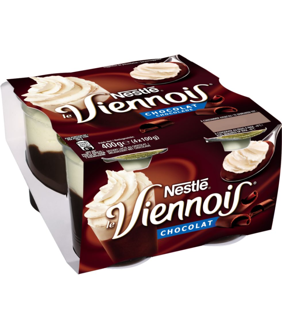 VIENNOIS CHOCOLAT NESTLE 4 x 100 g