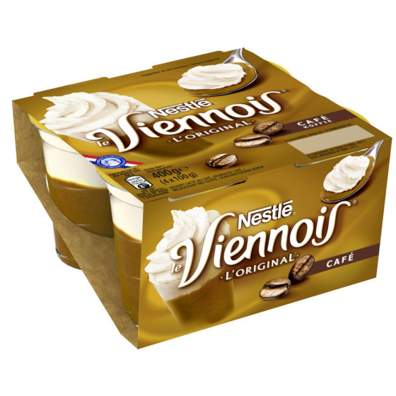 VIENNOIS CAFE NESTLE 4 X 100G