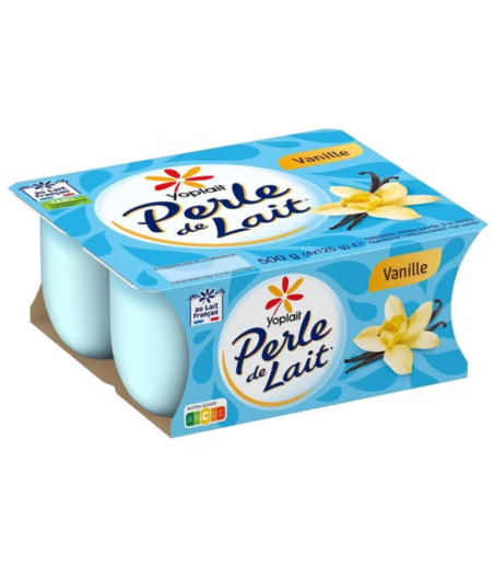 PERLE DE LAIT VANILLE 4 X 125 G