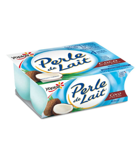 PERLE DE LAIT COCO 4 X 125G