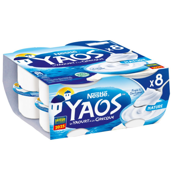 YAOS LE YAOURT A LA GRECQUE NATURE 8 X 125G