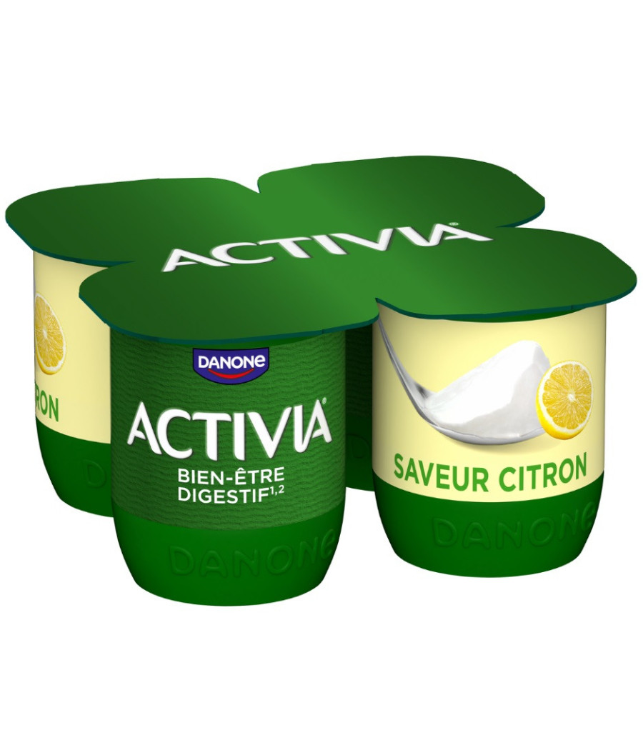 ACTIVIA DANONE BIFIDUS SAVEUR CITRON 4 X 125G ACTIVIA DANONE BIFIDUS SAVEUR CITRON 4 X 125G