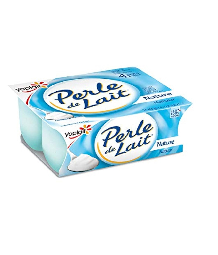 PERLE DE LAIT NATURE 4 X 125G PERLE DE LAIT NATURE 4 X 125G