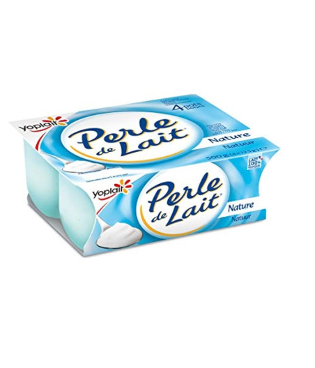 PERLE DE LAIT NATURE 4 X 125G