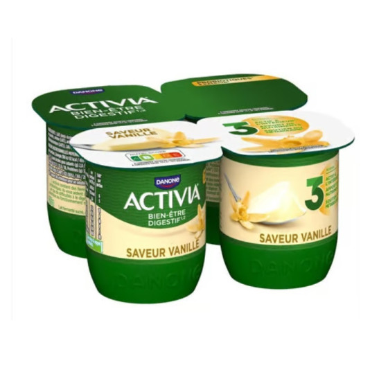 ACTIVIA DANONE SAVEUR VANILLE 4 X 125G
