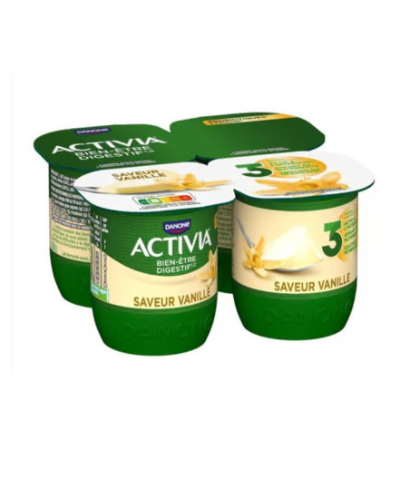 ACTIVIA DANONE SAVEUR VANILLE 4 X 125G