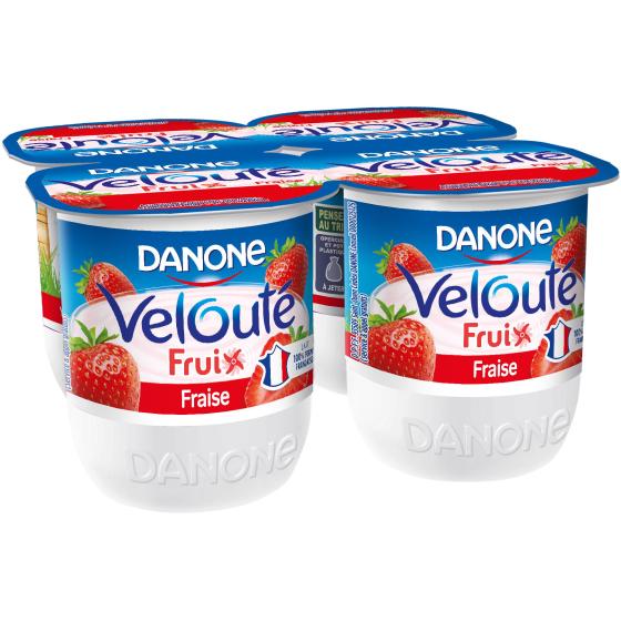 VELOUTE FRAISE 4 X 125G