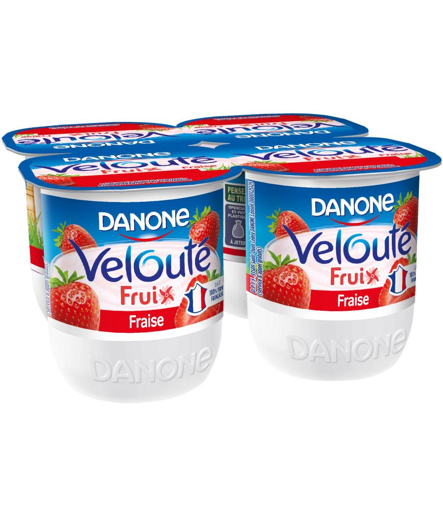 VELOUTE FRAISE 4 X 125G VELOUTE FRAISE 4 X 125G