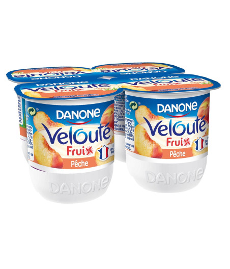 VELOUTE FRUIX PECHE 4 X 125G