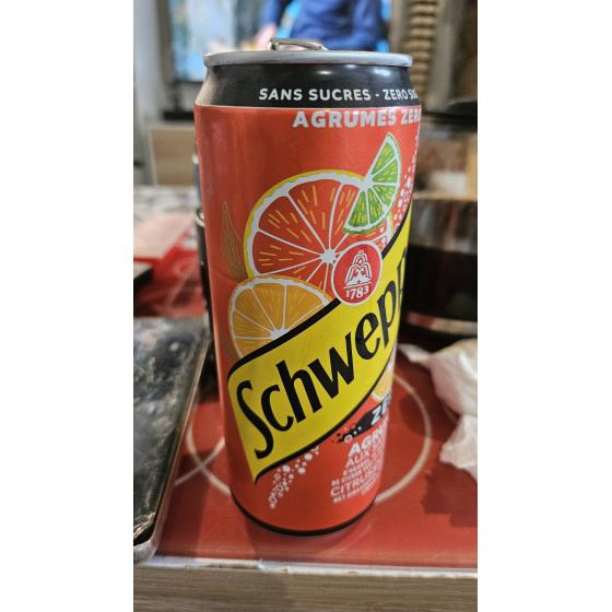 SCHWEPPES AGRUMES ZERO (33 CL)