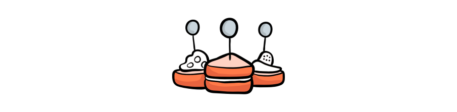 Toasts et canapé apéritifs
