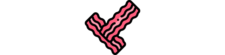 Lardons, Dés et bacon