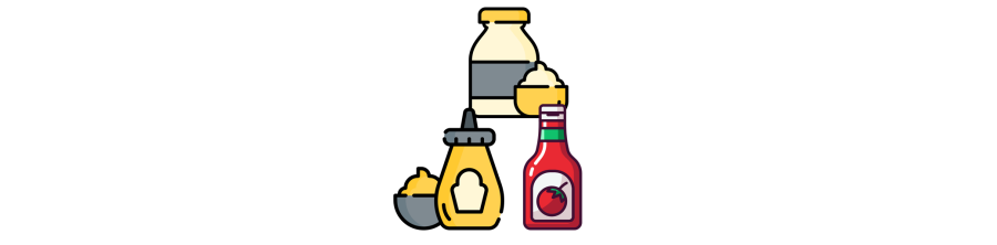 Ketchup, Mayonnaise et Moutardes