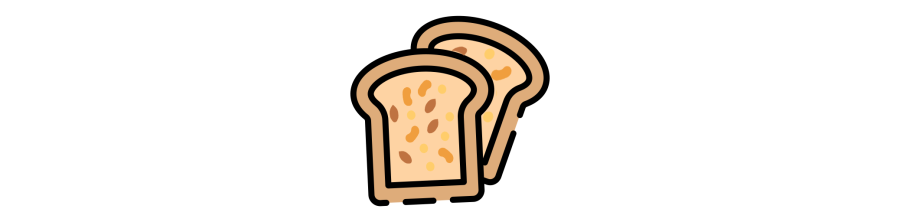 Pains de mie complet et aux céréales